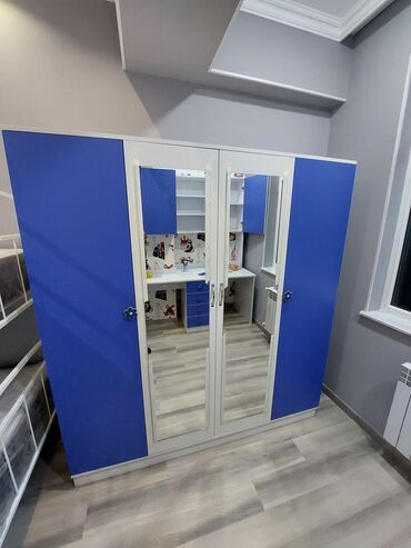 винный шкаф: Новый, Для девочки и мальчика, Прямой шкаф, 4 двери, Распашной, С зеркалом, Турция