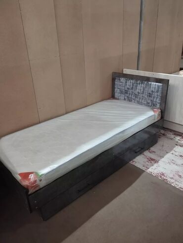 Односпальные кровати: Односпальная кровать, Новый, С мягкой обивкой, длина - 205 см at lalafo.kg — 5 Односпальные кровати: Односпальная кровать, Новый, С мягкой обивкой, длина - 205 см — 5