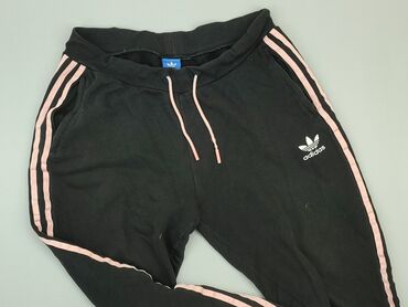 śliskie spodnie dresowe: Sweatpants, Adidas, XL (EU 42), condition - Good