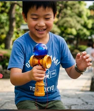 Игрушки: КЕНДАМА-тренажер, Kendama . 17 cm. Новый. Хочешь прокачать ловкость — 2