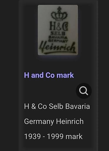 Ostali antikviteti: Lux cinije za supe,corbe 1939g+ Heinrich i Co Bavaria. Luksuzne — 16