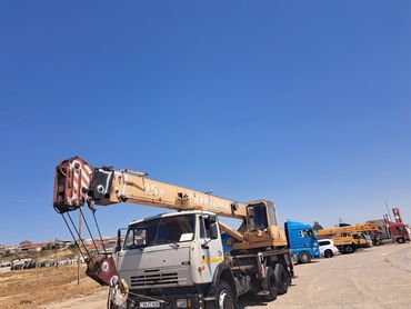 xususi texnika: Kamaz kran satıram-25 tonluq. Təkər tros akumulyator təzədi, texnika