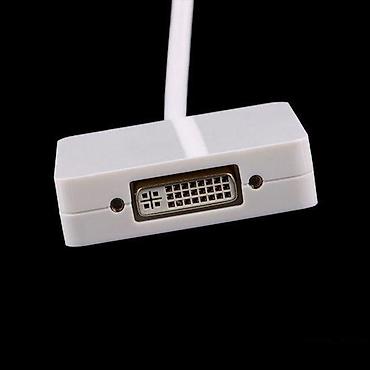 THUNDERBOLT MINI DISPLAY PORT DP NA HDMI DVI VGA ADAPTER | 3 u 1