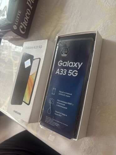 samsunq a7: Samsung Galaxy A33 5G, 128 GB, rəng - Qara, Sensor, Sənədlərlə