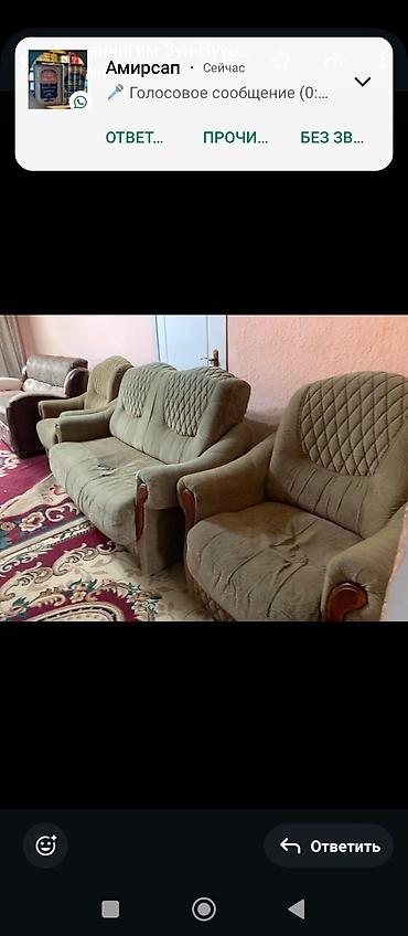 Прямые диваны: 4-верка продается состояние хорошее — 3