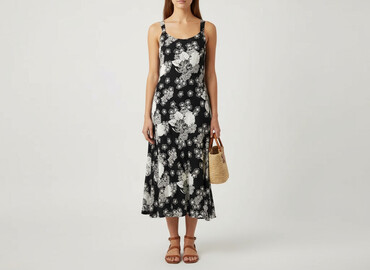 sukienki długie dla puszystych: Women`s dress, size L