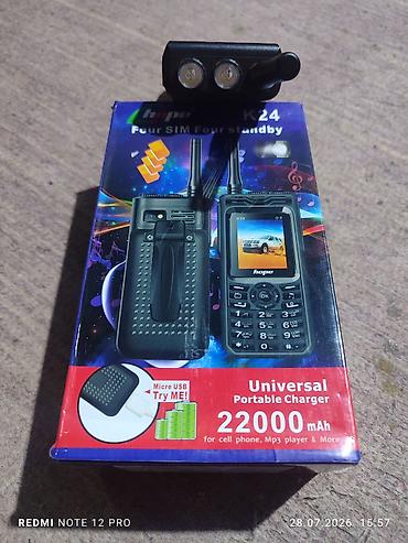 Digər mobil telefonlar: Hope K24 mobil telefon Telefon Təzədir. hədiyyə alınib. Ehtiyac — 23