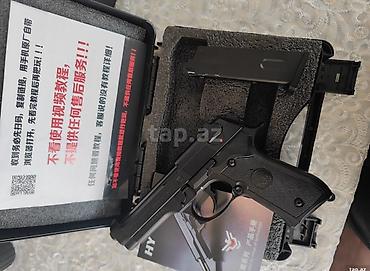 idman doşeyi: Airsoft silah BRETTA tam demirdir heqqi silah deyil ama 1/1 kopyadir — 4