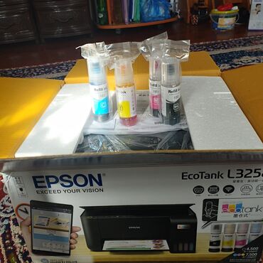 тигуучу машина: Принтер epson L3258 новый с коробкой с документами принтер масло есть