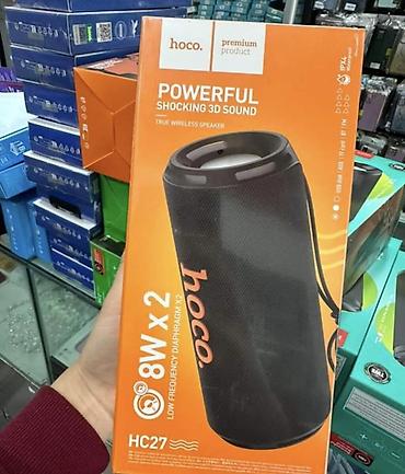 ace pro: Портативная Bluetooth‑колонка Hoco HC27 - Мощность: 16 Вт (2 динамика — 1