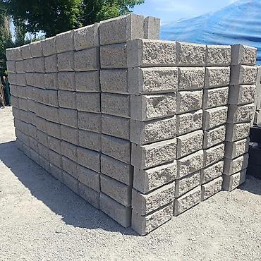 Другие строительные блоки: Декоративные бетонные блоки «скала» для заборов и подпорных стен. - — 1