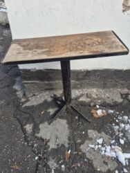 столы для кафе бу: Кафе үчүн үстөл, Тик бурчтуу, түсү - Күрөң