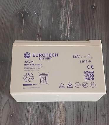 аккумулятор 12в 7а ч: Akumulyator EUROTECH Battery EB12-9 Nece eded isdeseniz var. – AGM — 3