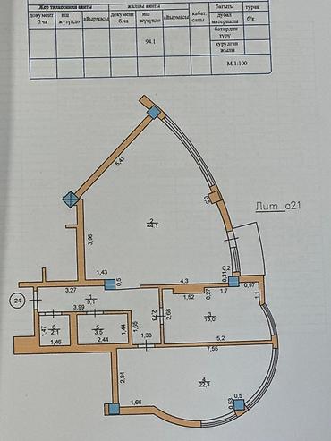 11: 3 комнаты, 95 м², Элитка, 10 этаж, Евроремонт — 2
