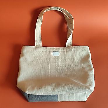 Torbe: Platnena tote torba – patchwork dizajn - Ručno šivena torba od — 9