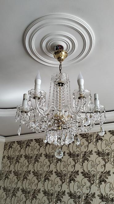 şfer: Çılçıraq, 6 lampa, Xrustal — 2