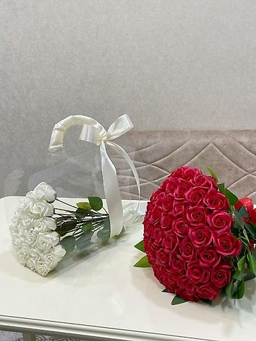 гул койгуч: Məhsul: Dekorativ gül buketləri (süni/kompozit qızılgüllər) — 1