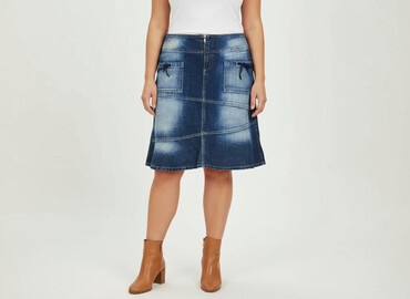 spódnice dżinsowe sinsay: Women`s skirt, size XL