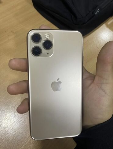 саат айфон: IPhone 11 Pro, Б/у, 64 ГБ, Золотой, Защитное стекло, Чехол, 83 %