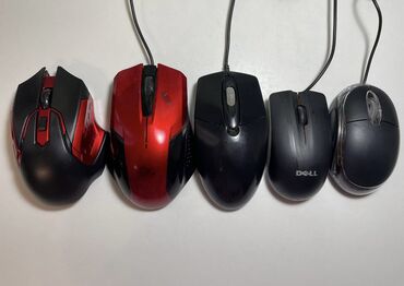 Компьютерные мышки: Б/У мышки 1. Bluetooth геймерская красная 2. Красная геймерская -