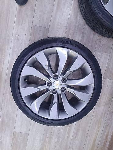 245 50 18: Литые диски Chevrolet + шины Continental 4 шт диска резиналары мн — 3