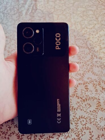 telefon satiwi: Poco X5 Pro 5G, 256 GB, rəng - Qara, Barmaq izi, Face ID