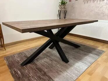 Desks and tables: Industrijski trpezarijski sto — model Barikada 🛠️ Moderan i robustan