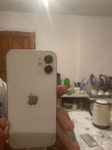 tecno spark 10 цена в бишкеке: IPhone 12, Колдонулган, 128 ГБ, Ак, Заряддоочу түзүлүш, Коргоочу айнек, Каптама, 88 %