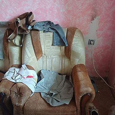 set mebel: Divan iki kreslo 20 manata satıllr hövsan qasəbəsindədi - Rəng: bej — 3