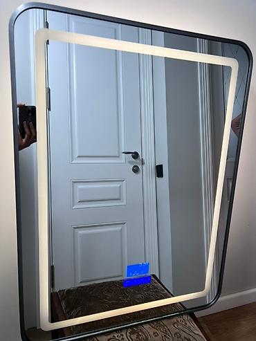 led свет: Зеркало с подсветкой, блютус и умным управлением - Размер 60/80 см — 2