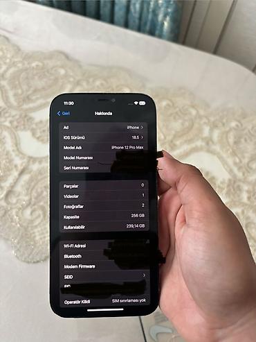 Apple iPhone: IPhone 12 Pro Max, Pacific Blue, Face ID — 8