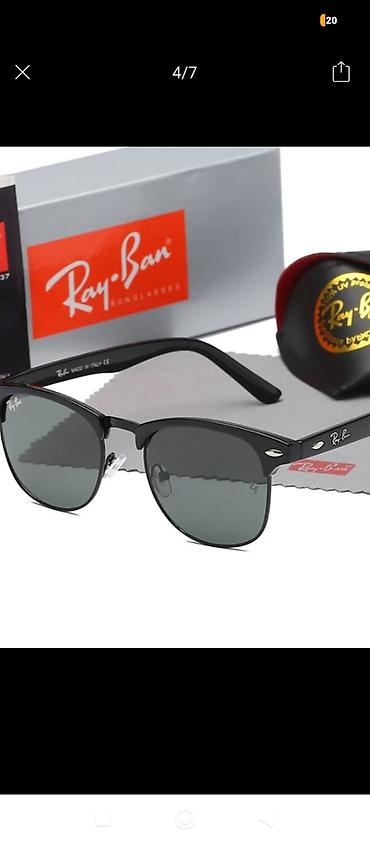 ray ben: Солнцезащитные очки Ray-Ban Clubmaster - Классическая полуободковая — 1
