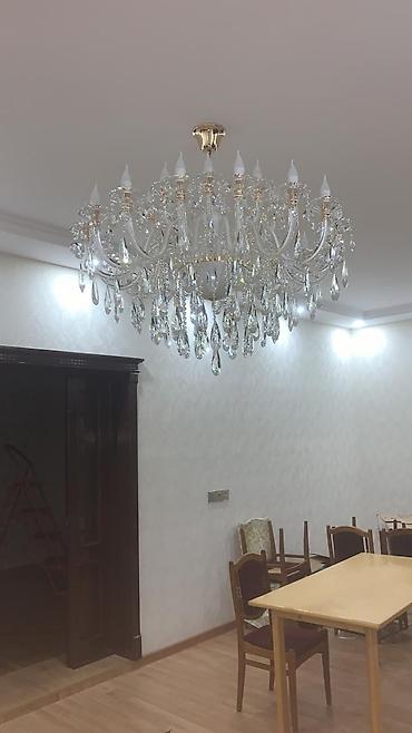 dekor isiq: Çılçıraq, 10 və daha çox lampa, Xrustal — 2