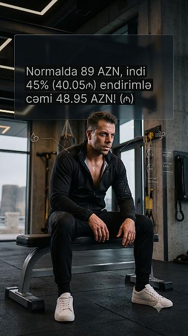 saatların satışı: İdman dəsti, 3XL, rəng - Qara — 10