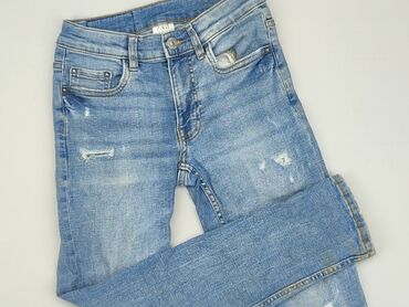 sukienki letnie białe haftowane: Jeans, Zara, 10 years, 140, condition - Good