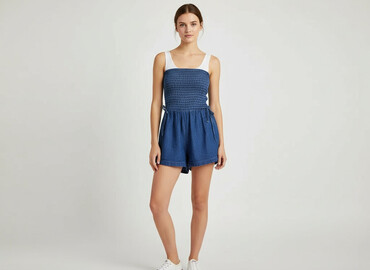 krótkie długie spodenki: Women`s overall, size S