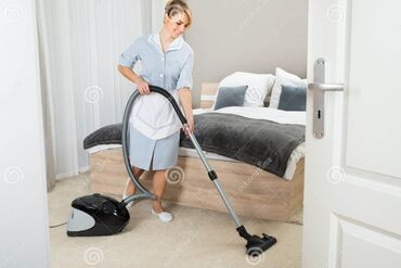 чистка дом: Требуется Горничная, Оплата Ежедневно
