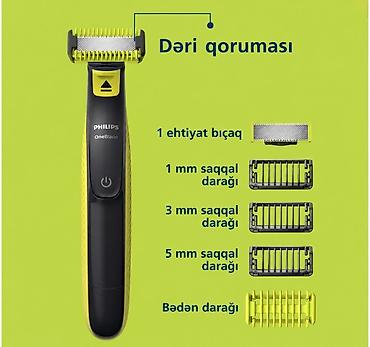 epilyator philips: Saç qırxan maşın, Philips, Yeni, Ödənişli çatdırılma, Rayonlara çatdırılma, Ünvandan götürmə — 3