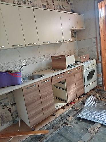 metbex mebeli arasi kafel: Metbex mebeli. 3 metre 150 azn. Usdunde qaz aspirator moyka verilir — 1