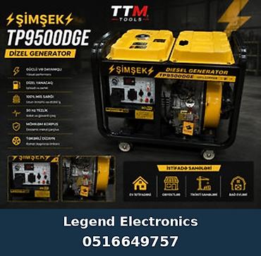 torf satilir: Elan başlığı: Dizel generatorı Şimşek TP9500DGE 9.5kW Elan mətni — 1