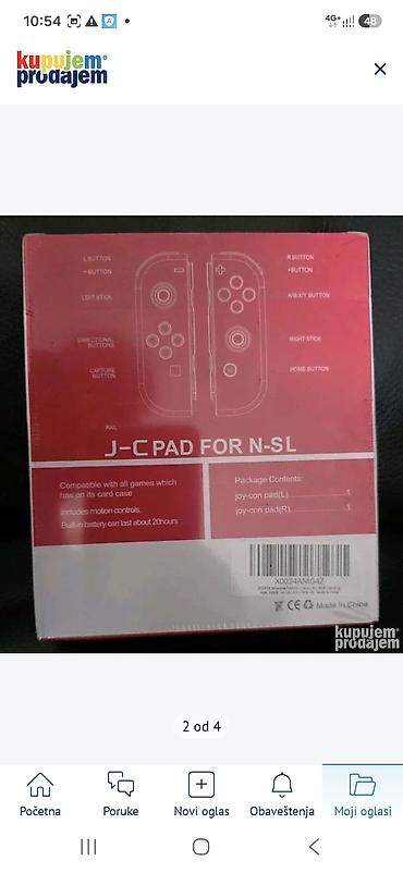 gps za auto cena: Prozirna PC kutija za Nintendo Switch Joy-Con kontrolere - — 3
