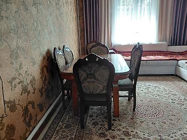 study table: Обеденный гарнитур в классическом стиле: прямоугольный стол и 6 — 3