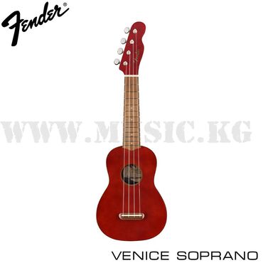 студию: Укулеле сопрано Fender Venice Soprano Cherry Fender Venice Soprano