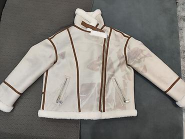 Дубленки: Дубленка, Авиатор, Короткая модель, Оверсайз, XL — 1