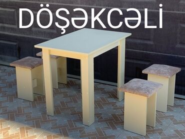 Masa və oturacaq dəstləri: Mətbəx üçün, Yeni, 4 stul — 20