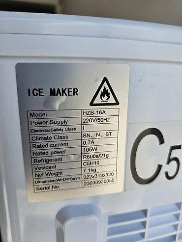 Оборудование для ресторанов, кафе: Buz aparatı Buz aparati buz aparatı buz makinesi ice maker HZB-16/A — 9