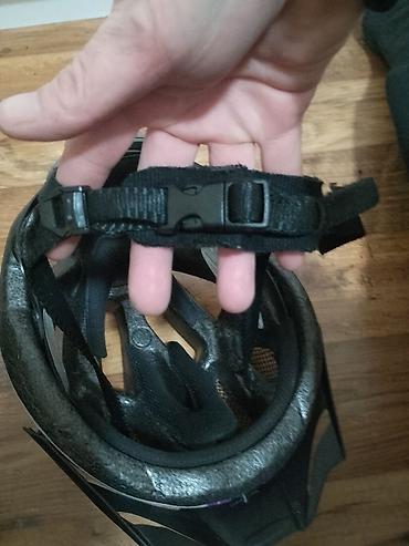 Dodaci za bicikl: Biciklistička kaciga – žensko/dečija, ljubičasto-bela sa cvetnim — 11