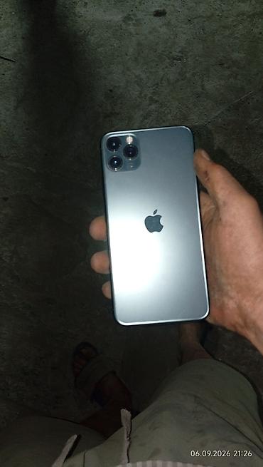 9 iphone: IPhone 11 Pro Max, Б/у, 256 ГБ, Pacific Blue, Чехол, 82 % — 2