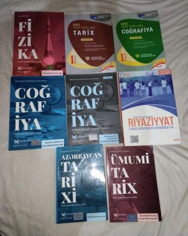 Testlər: Kitabların heç biri işlədilməyib! coğrafiya 1 hisənin qapağı belə