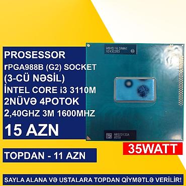 Prosessorlar: Notebook üçün Prosessorlar SAYLA ALANA VƏ USTALARA TOPDAN QİYMƏTLƏ — 11